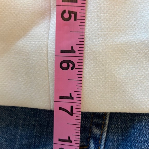 Express White Black Front Zip Mini Skirt Size 12 NWT Color Block - Picture 8 of 8